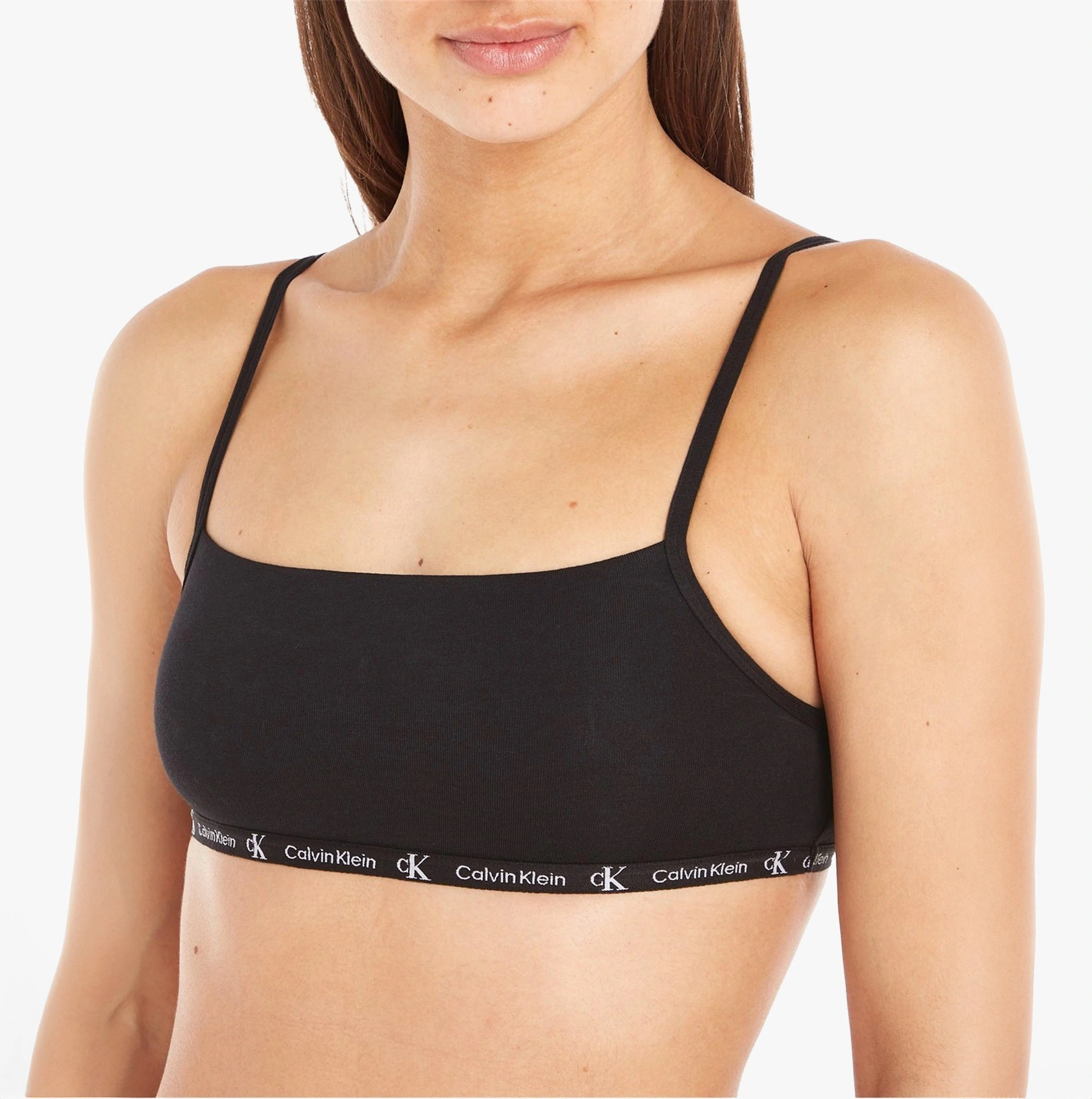 CK 1996: Unlined Bralettes – Black & Tiger. Effortless Comfort. Iconic Calvin Klein Style. 2-Pack Deal.
