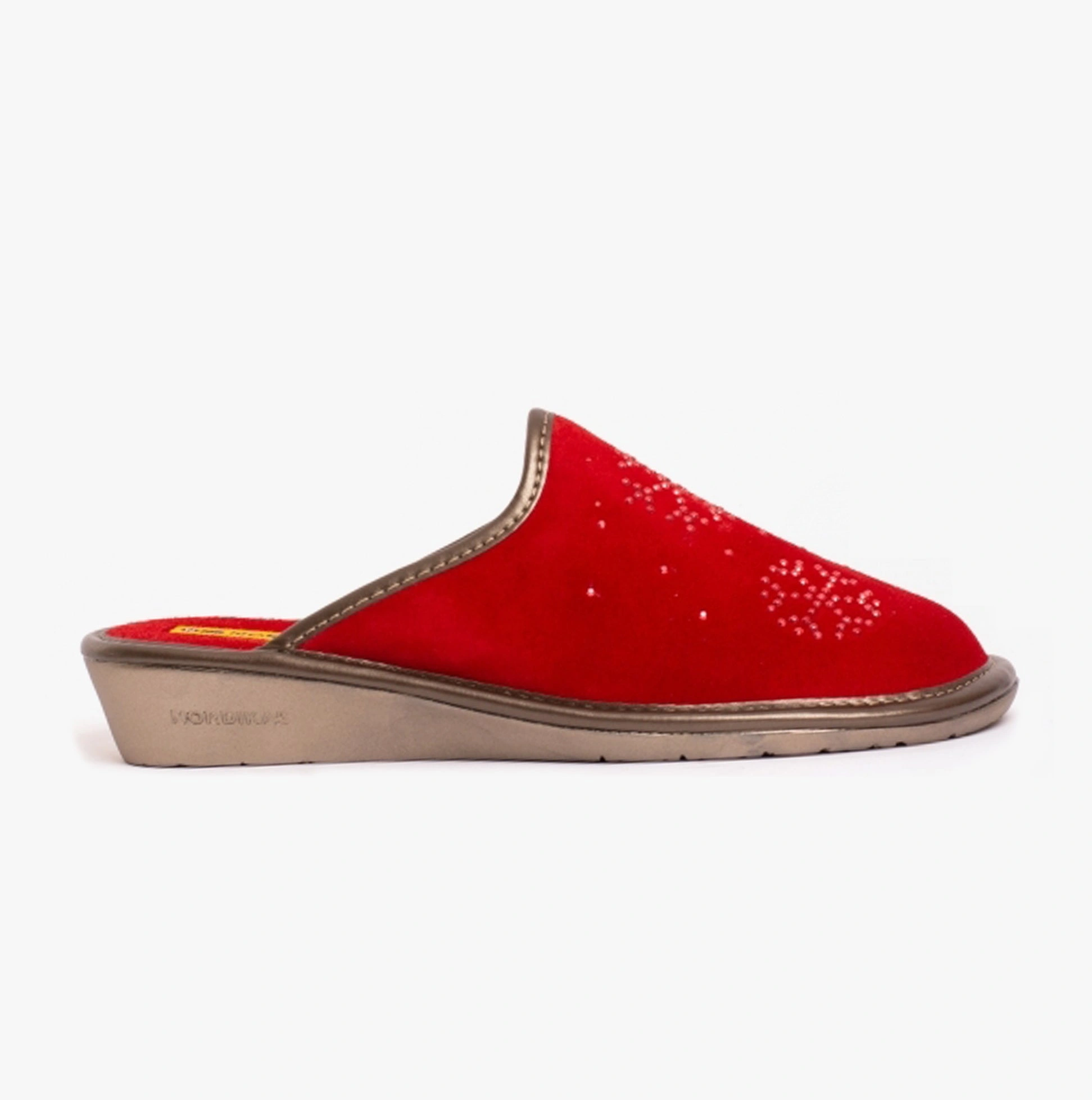 Nordikas Cherry Suede Mules Effortless Style for Women