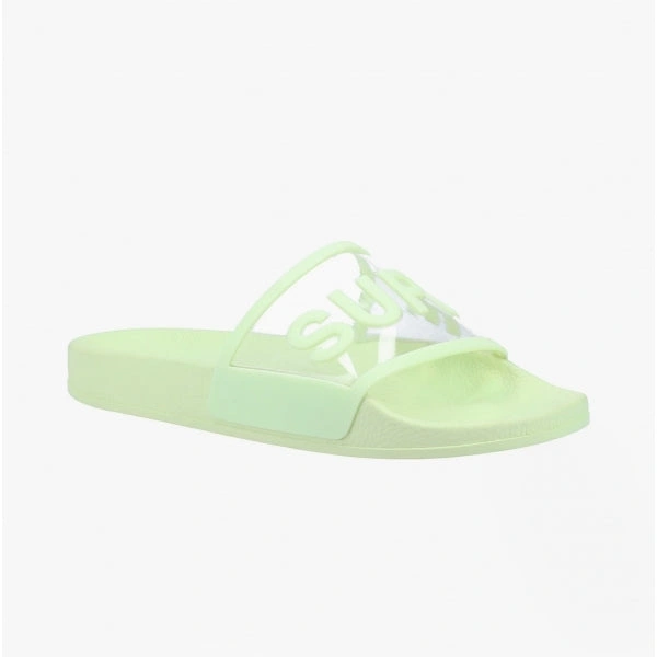 Superga Slides: Clear Green Primrose Vibes, Effortless Summer Style, Get Yours Now!